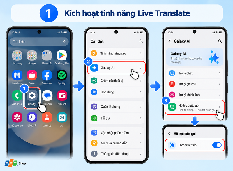 dịch cuộc gọi trực tiếp bằng AI trên điện thoại 1