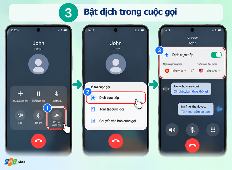 dịch cuộc gọi trực tiếp bằng AI trên điện thoại 3