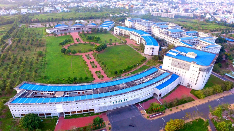 Toàn cảnh trường Đại học An Giang