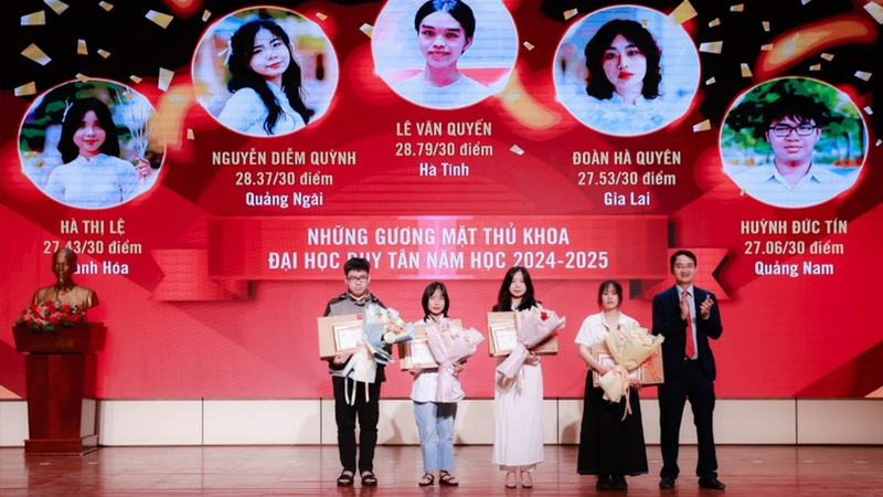 Chất lượng đầu vào của Đại học Duy Tân ngày càng được cải thiện