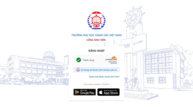 Khai và tải lý lịch sinh viên