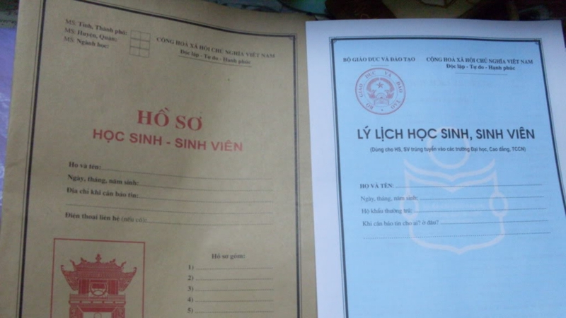 Danh mục hồ sơ cần chuẩn bị khi nhập học