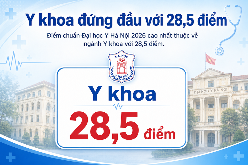 Y khoa điểm cao nhất