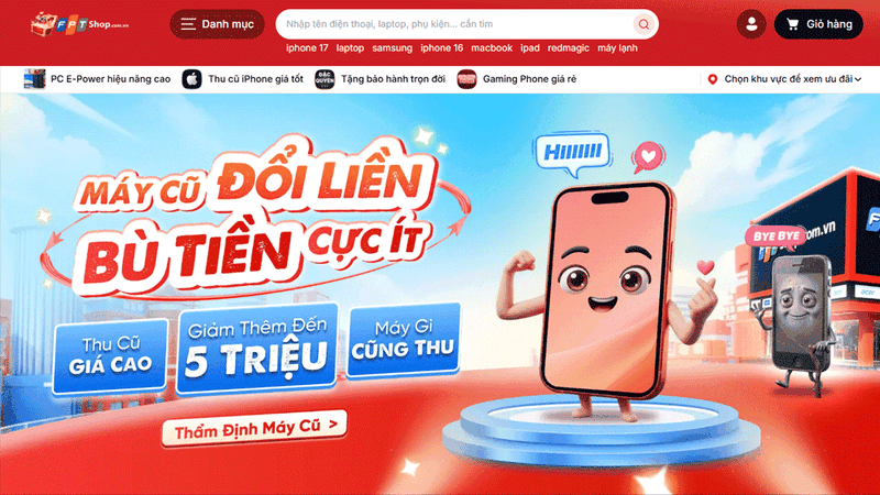 Chương trình thu cũ đổi mới của FPT Shop