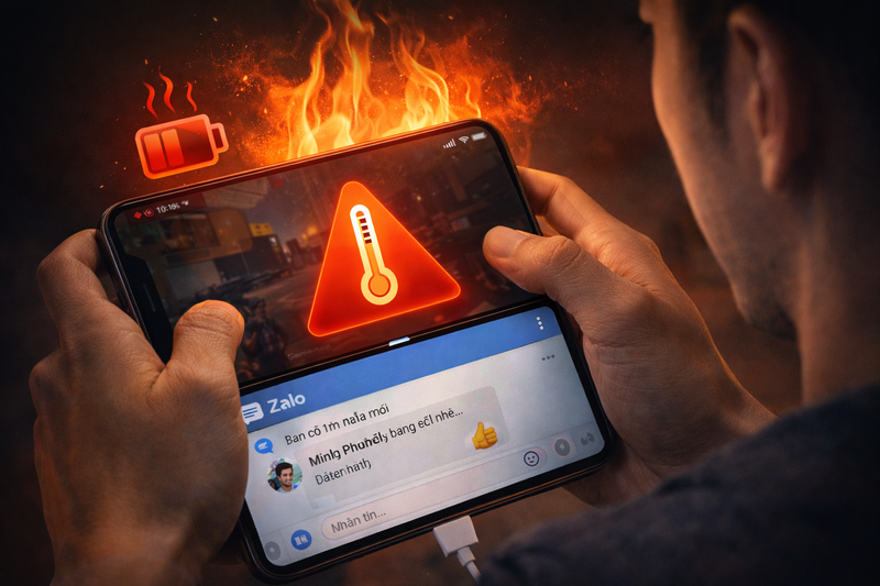 Điện thoại bị nóng khi chơi game - hình 2