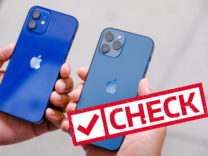Kiểm tra ngoại hình điện thoại iphone