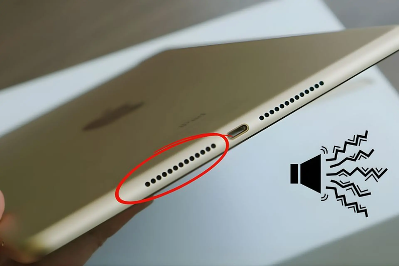 Điều chỉnh âm lượng trên iPad 8