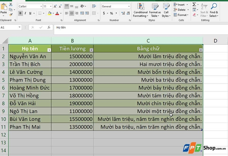 Cách chỉnh độ rộng tự động trên Excel - 03
