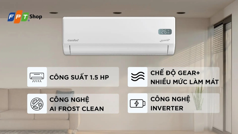 Điều hòa Comfee 12000 BTU 4