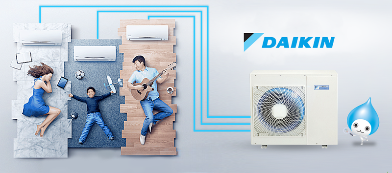 điều hòa Multi 1 nóng 4 lạnh 1