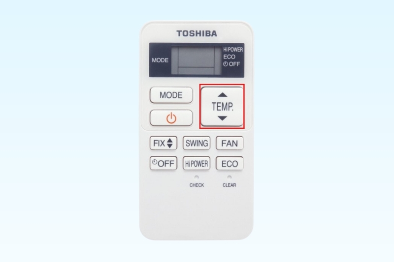 điều khiển điều hòa toshiba hình 8