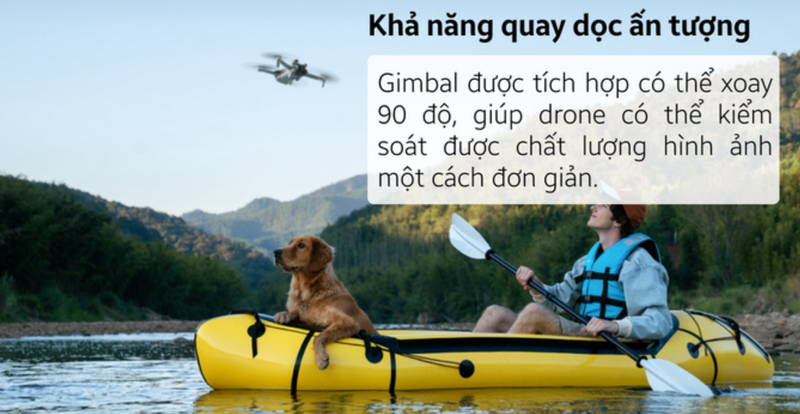 DJI Mini 3 nổi bật với khả năng chụp hình, quay phim đặc sắc