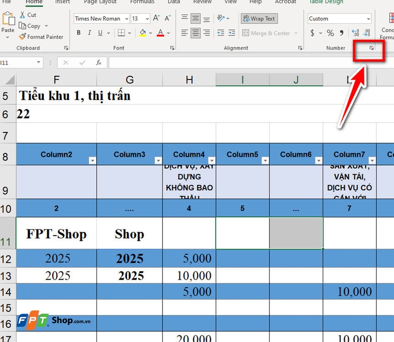 Định dạng ô trong Excel - 05