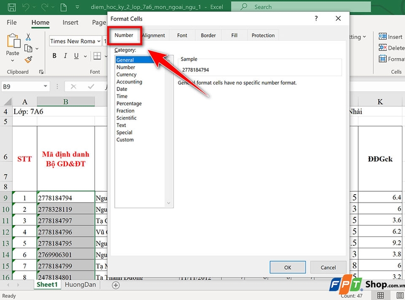 Cách định dạng số trong Excel - 03
