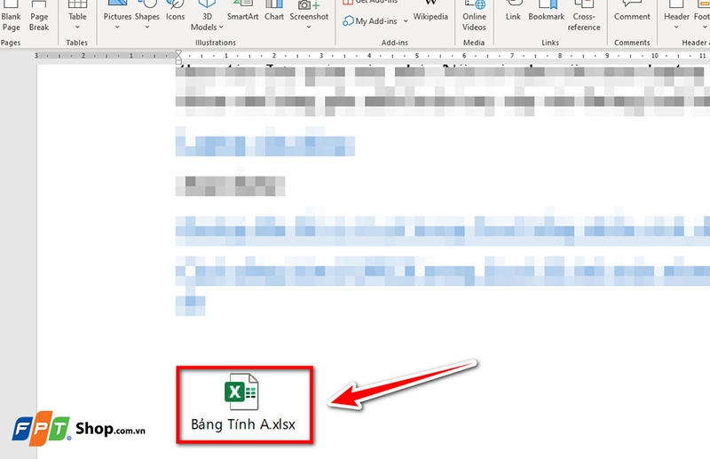 Đính kèm file trong Word - 10