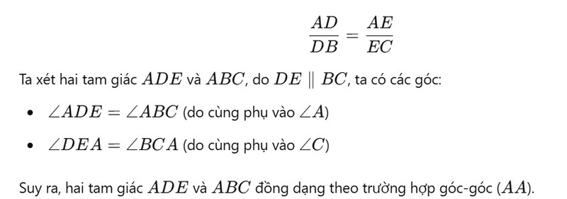 Định lí Talet (ảnh 5)