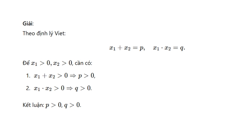 định lý viet 6