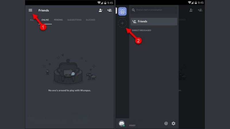Thêm server mới bằng link mời