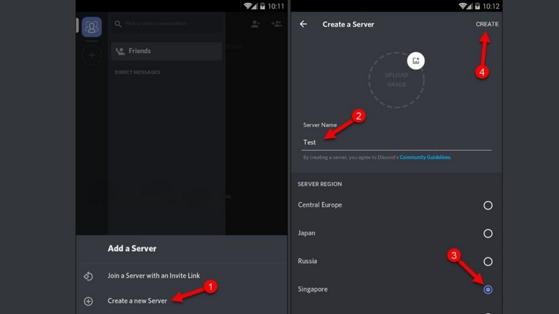 Mở ứng dụng Discord và tìm đến biểu tượng Menu