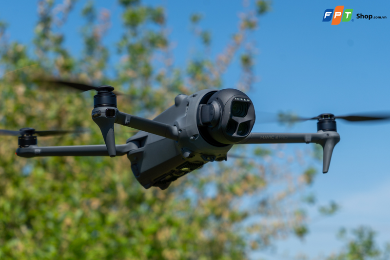 Hệ thống LiDar trên DJI Mavic 4 Pro giúp nhận diện vật cản hiệu quả