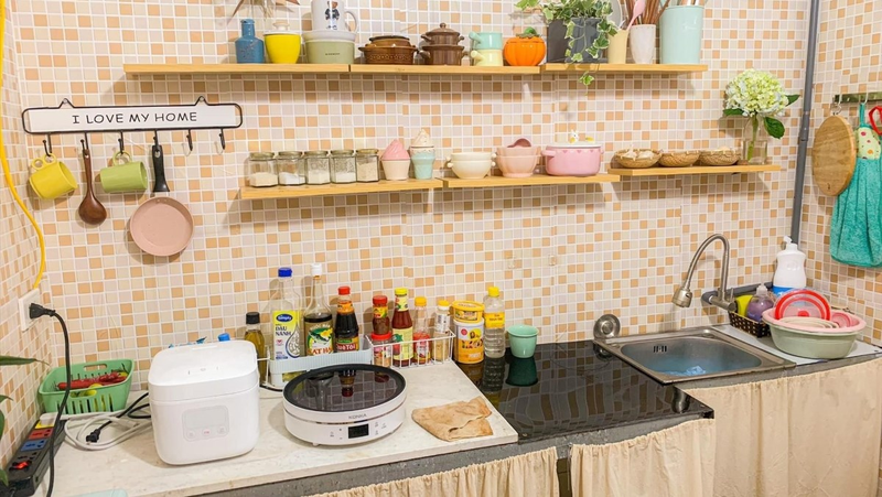 Đồ dùng nấu ăn và vệ sinh phòng trọ