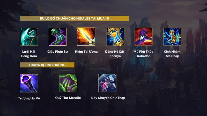 Trang bị dành cho Nidalee