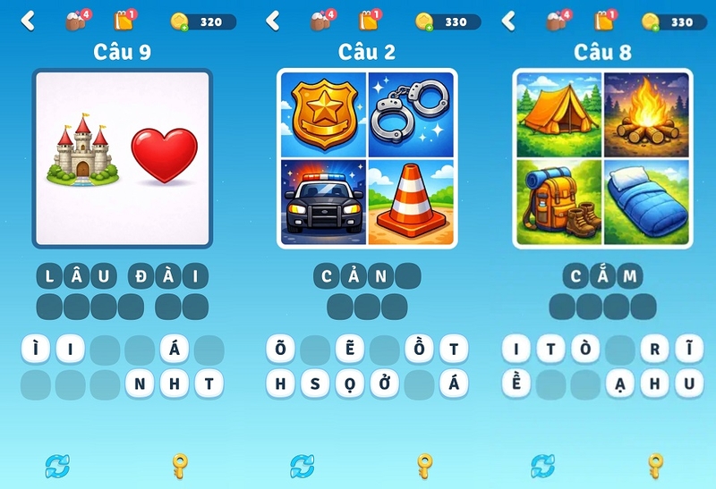 Độ khó tăng dần, thử thách tư duy liên tục