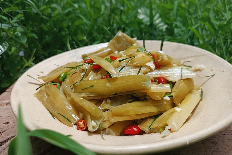 Dọc mùng muối chua xứ Nghệ - 01