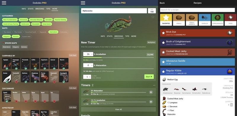 Hệ thống chỉ số sinh vật và vũ khí chi tiết