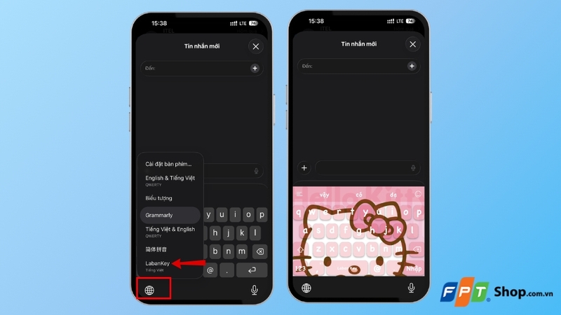 Đổi chủ đề bàn phím iPhone và iPad bằng Laban Key