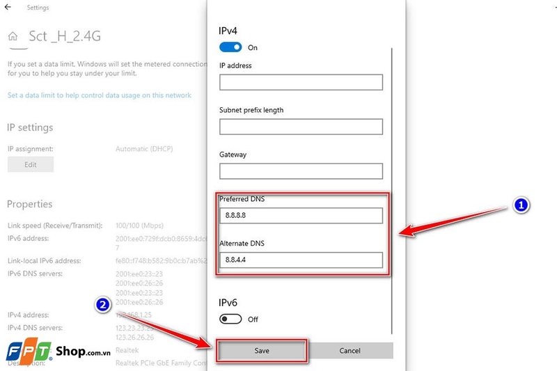Đổi DNS Win 10 - Ảnh 09