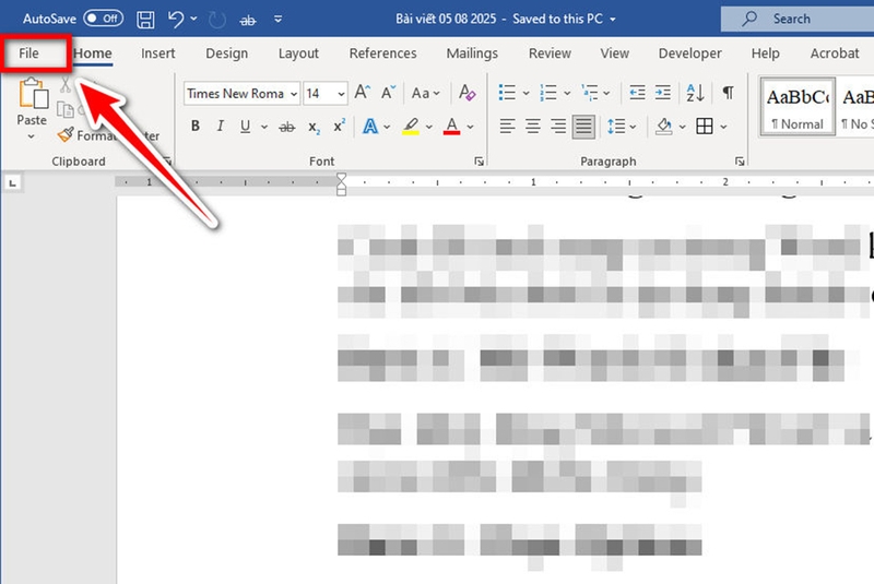 Cách đổi inch sang cm trên Word - 03