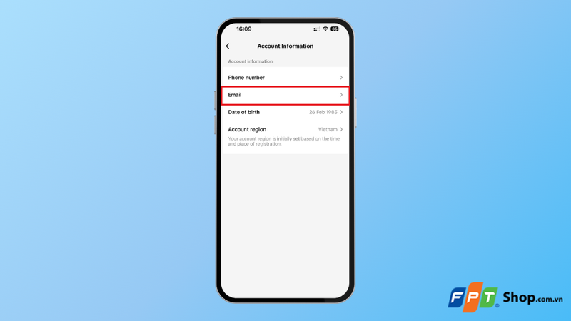 cách đổi email liên kết TikTok 5