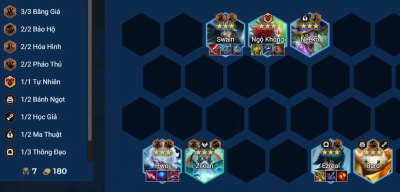 Cách chơi đội hình vào giai đoạn giữa game