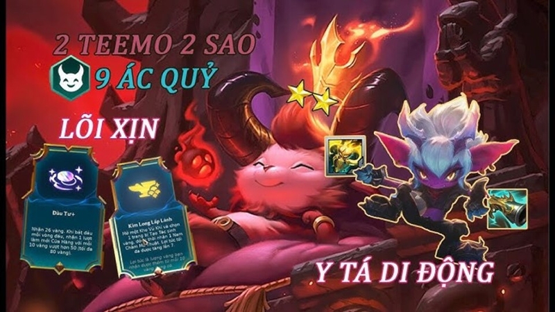 Lõi công nghệ và nâng cấp cho đội hình Ác Quỷ DTCL