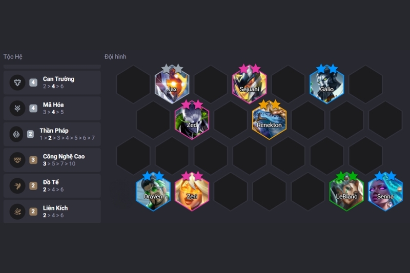 Giới thiệu về đội hình Draven