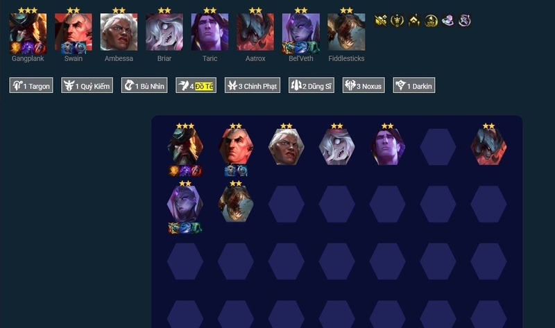 đội hình DTCL Mùa 16 hình 6