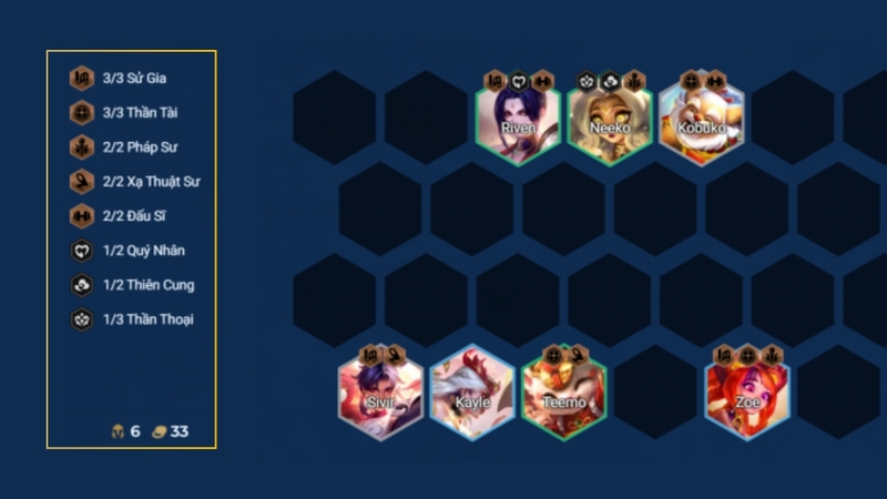 Giai đoạn đầu trận