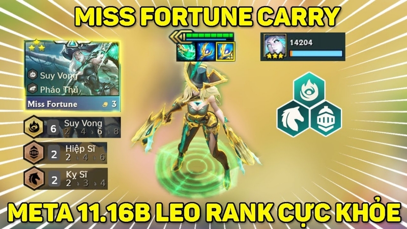 đội hình Miss Fortune Mưa Đạn