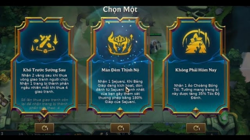 Bạn chỉ chơi đội hình này khi tìm thấy Màn Đêm Thịnh Nộ ở vòng chọn lõi đầu tiên và có nhiều Sejuani