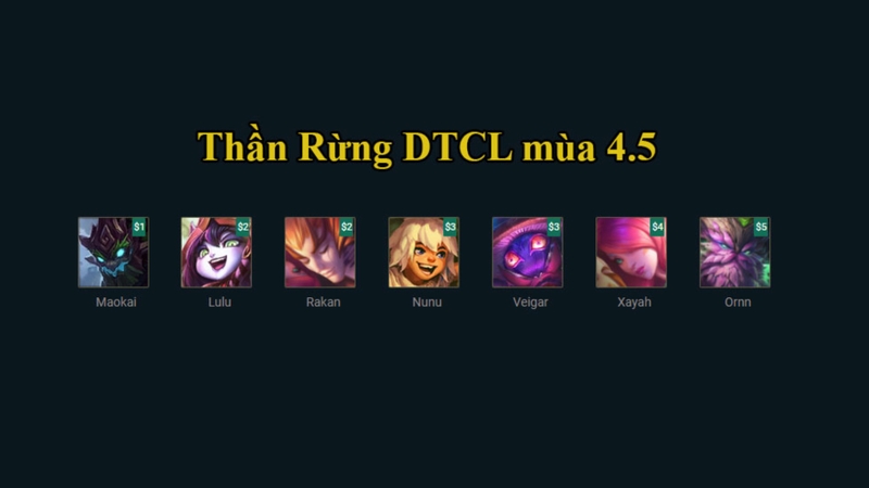 Các tướng trong đội hình