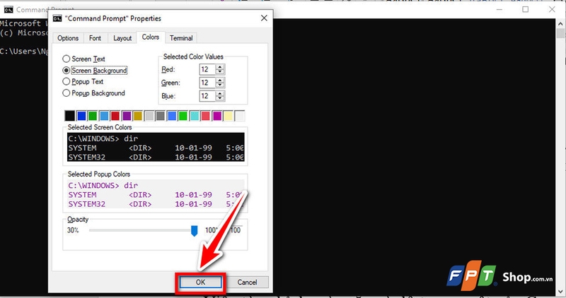 Cách đổi màu Command Prompt trên Windows 10 - 08