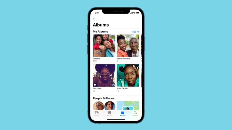 đổi tên Photo album trên iPhone, iPad 3