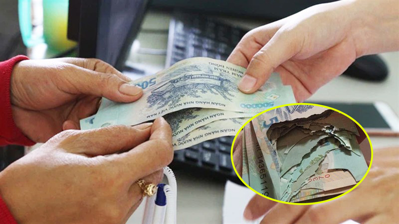 Địa điểm đổi tiền rách