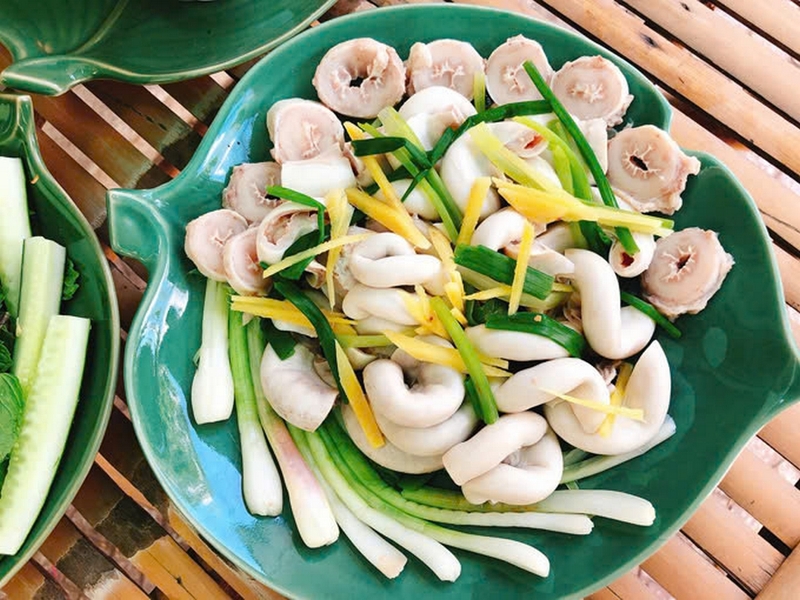 dồi trường hấp gừng ảnh 5