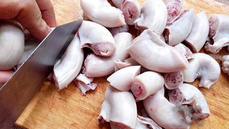 dồi trường xào chua ngọt 3