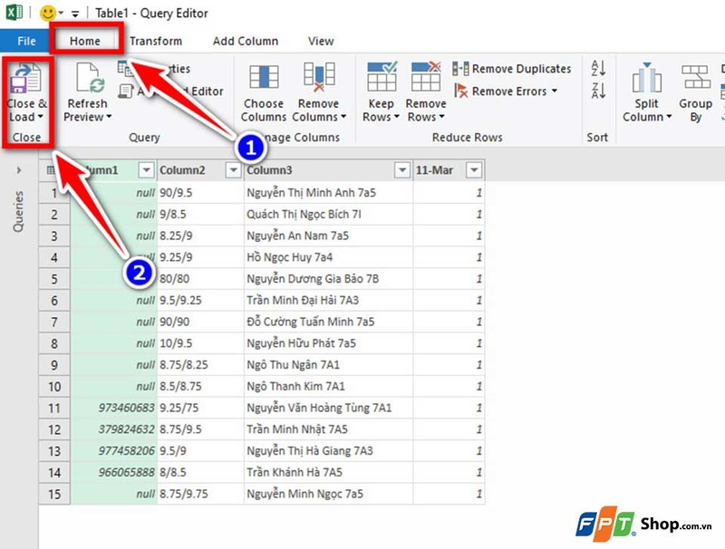Hướng dẫn đổi vị trí cột trong Excel - 01