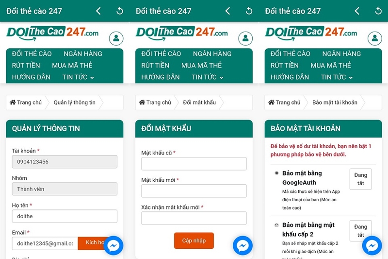 Giao diện đơn giản, dễ thao tác