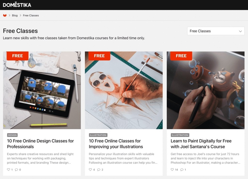 khoa hoc tren domestika