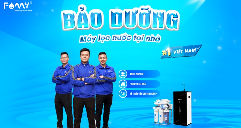 đơn vị bảo trì máy lọc nước - famy